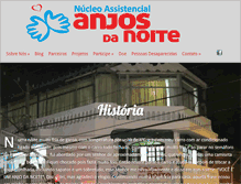 Tablet Screenshot of anjosdanoite.org.br